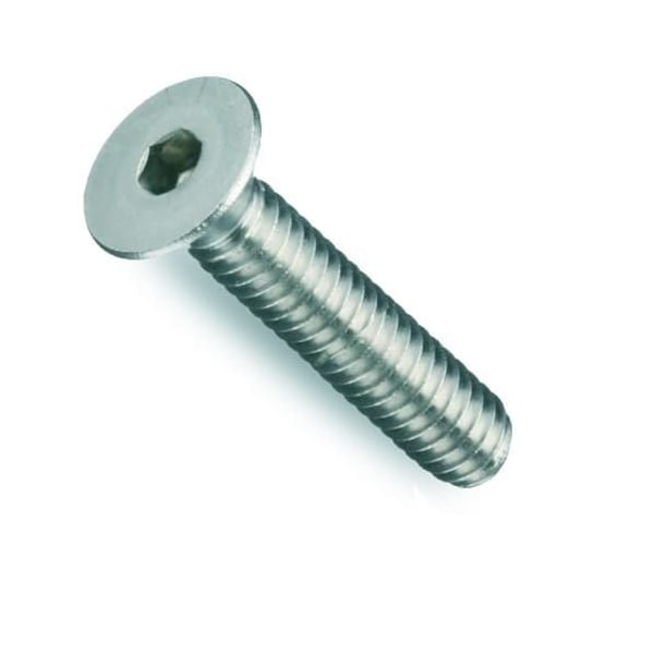 Newport Fasteners 1/2"-20 Socket Head Cap Screw, Flat Head, Zinc Plated Alloy Steel, 1-1/2 in Length, 300 PK 752147-300 - main